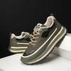 PARZIVAL Men Sneakers Casual Shoes Fashion Outdoor Sports Shoes Runner Tenis Trainer Leather Running Shoes