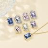 5Pcs/lot Trendy Metal Cubic Zircon Necklace Bracelet DIY Pendants Stone Jewelry Making Accessories Waterproof