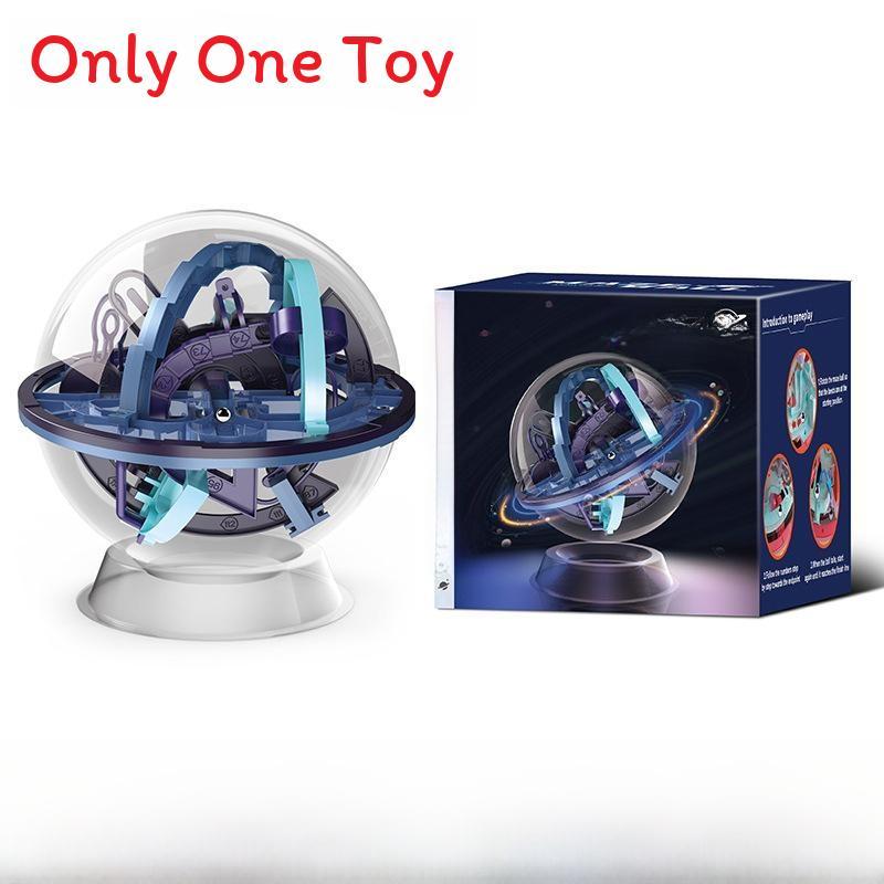 Space Maze Series Mini 3d Puzzle Cube With Balancing Balls For Kids And Brain Training