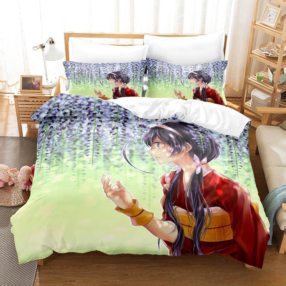 3D Print Anime Kawaii Girl Kyouka 2/3pcs Bedding Set Single Twin Full Queen King Size Bed Set Adult Kid Bedroom Duvet Cover Sets