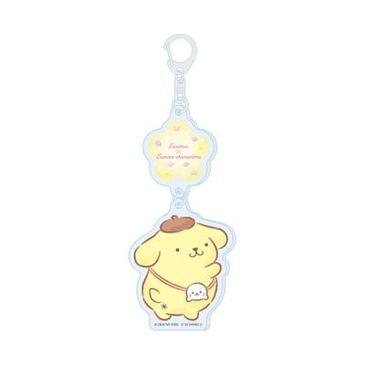 Sirotan X Sanrio Characters 03 Pompompurin [Collaboration Illustration] Linked Acrylic Keychain