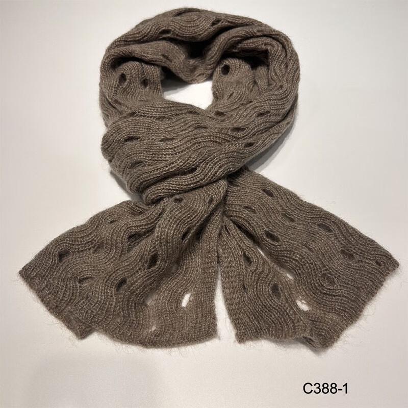 G·TENNA NX-C388 Women's Wavy Cashmere Scarf