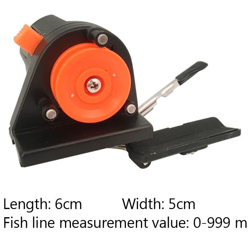 Counter Fishing Line Depth Measurement Tool Fishing Tackle Length Measurement Counter 0-999M 6Cm Peso Fishing Equipment