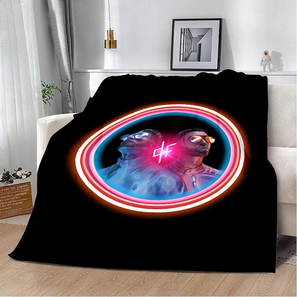 Printed Blanket Picnic Blankets Rapper PNL QLF Singer Warm Blanket Soft and Comfortable Blanket Home Travel Birthday Gift