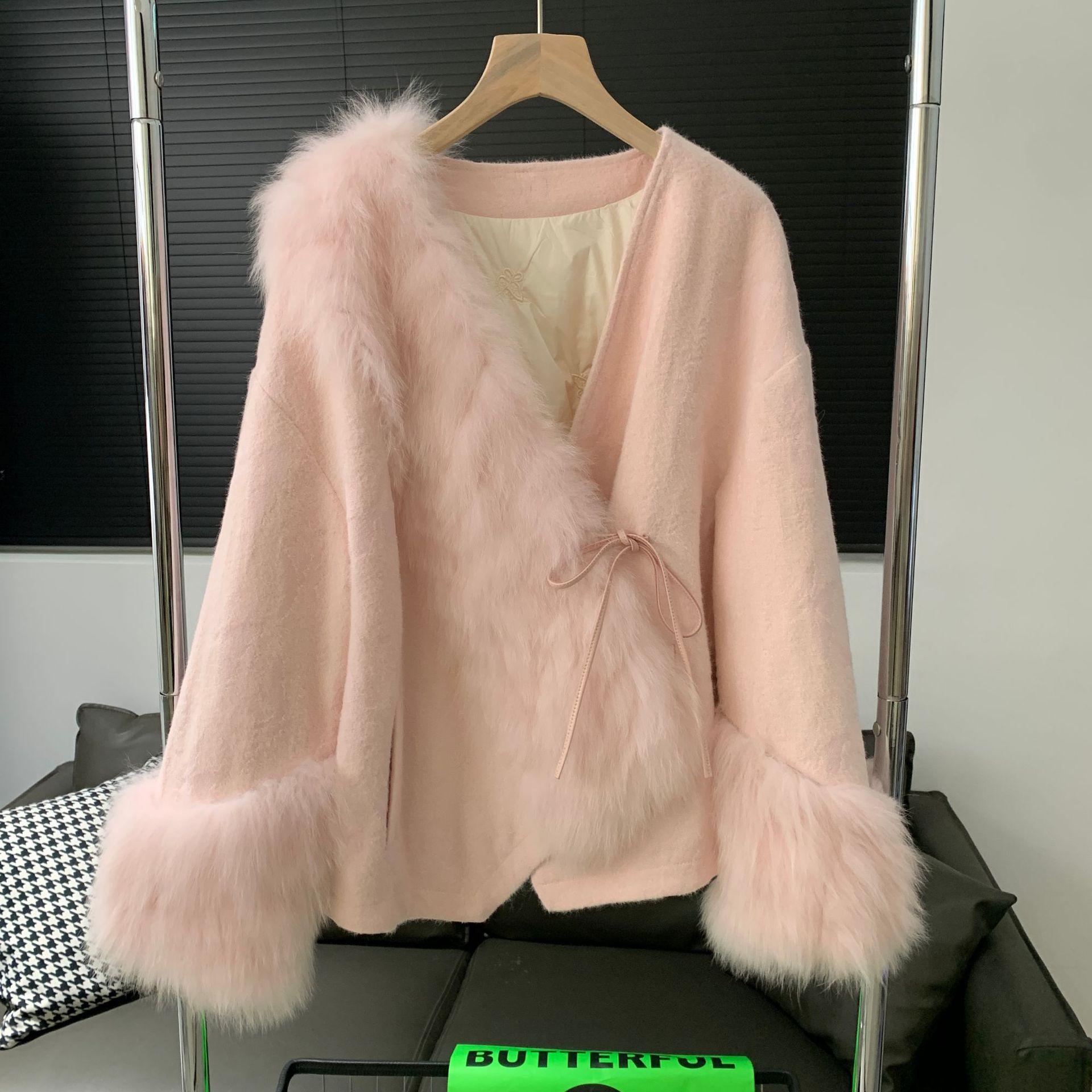 Новая меховая шуба из лисьего меха в китайском стиле — фото 3