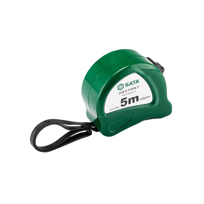 Shida High Precision Portable Steel Tape Measure - 5m for Home, Construction, Woodworking (Models: 91314AB, 91334A, 91342A)