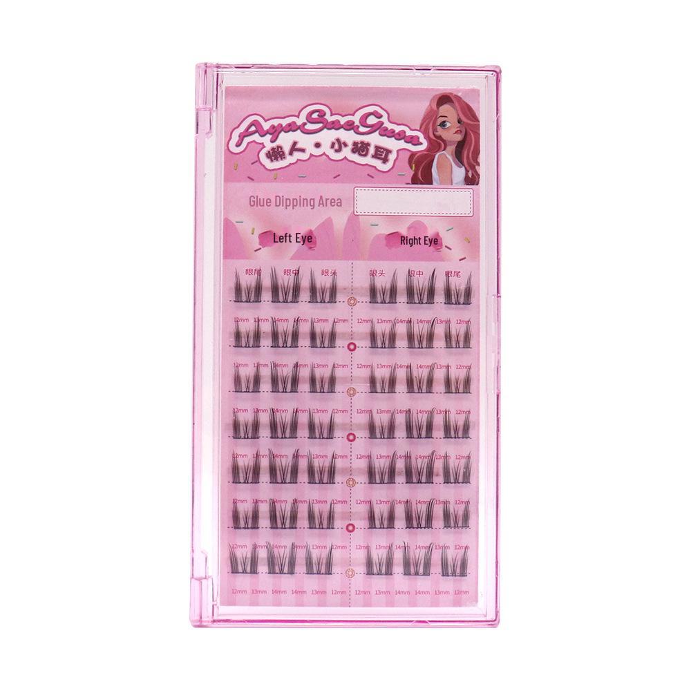 

Ленивое пламя, натуральный вид, сегментированные нижние ресницы: Идеально подходит для ежедневного макияжа в стиле нюд для новичков, большая упаковка