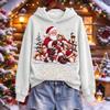 Women's Christmas Pullover Hoodie Long Sleeve Hooded Sweatshirt for Holiday