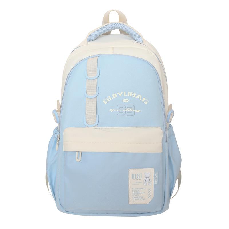 Large-capacity College Style Backpack Simple Casual Sports Korean Couple Backpack