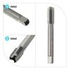 Left Hand Thread Tap Metric M10X1 0mm With 10mmX1mm Pitch Metalworking Tool Designed For Professional Thread Cutting