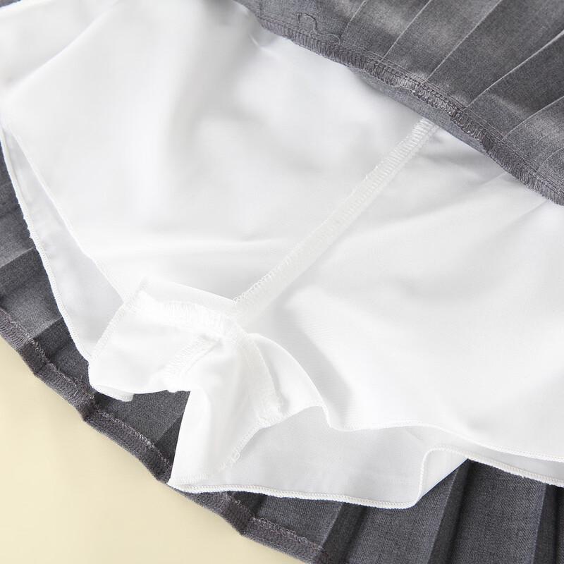 Montagut Girls' High-Waist Pleated Summer Skirt