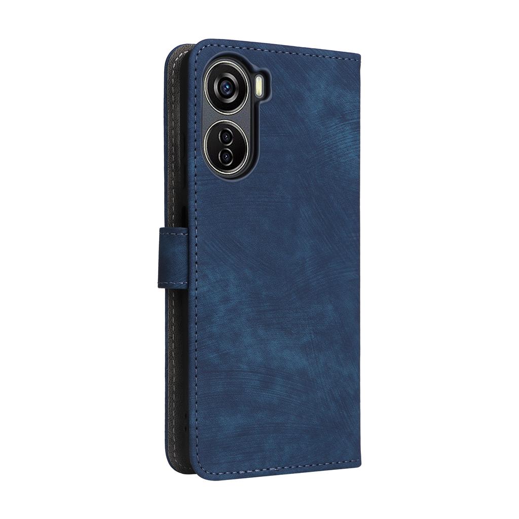 For ZTE Blade V41 Vita 5G/Axon 40 Lite/Blade V40 Design/V50 Design 5G/nubia Neo 5G Leather Case Phone Cover RFID Blocking