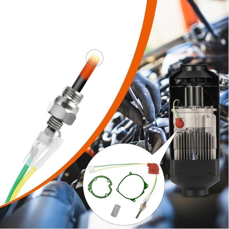 Hochleistungs-Keramikheizer-Stiftensatz 12V 3KW 8KW Zusatzheizung für Fahrzeug LKW Schiffsmotor Vorheizung