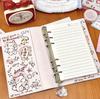 PU Leather Dog A5 Four-Grid Detachable Card & Photo Storage Album Binder