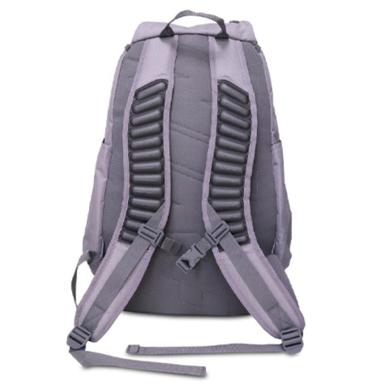 Nike Polyester Backpack Unisex Gray/Purple Casual DM0399-041