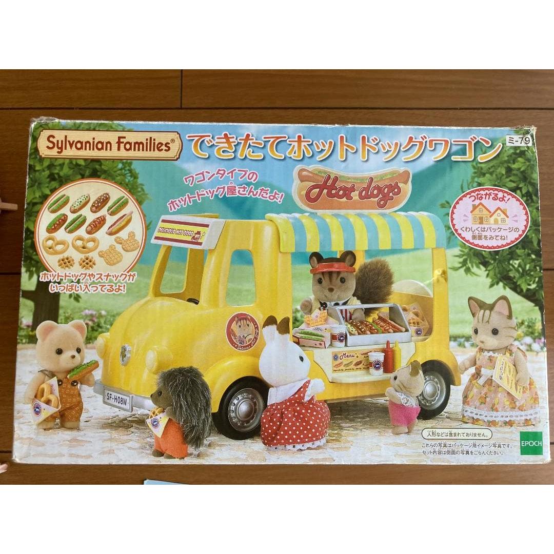Б/у тележка с хот-догами Sylvanian Families Свежеприготовленные хот-доги