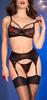 Carla 4 Piece Black and Red Set - Chilirose - Sets