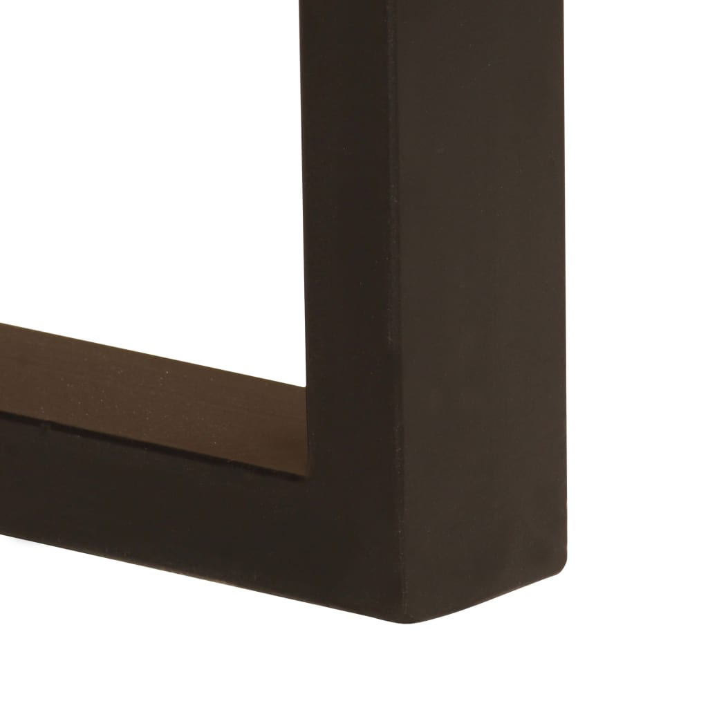 Mango Wood Solid Desk with 2 Drawers 110 X 50 X 77 Cm