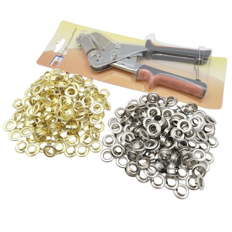 10mm Eyelet Hand Pressure Pliers Installation Tool Manual Set Tarpaulin Metal Eyelets Grommet Pliers