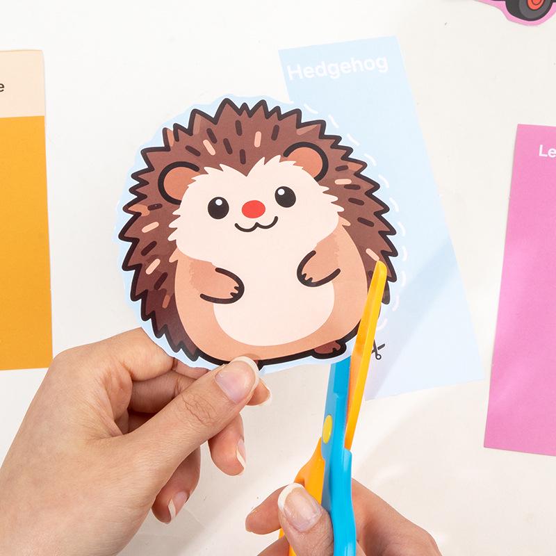 Children's Creative DIY Cartoon Colored Paper for Kindergarten Crafts