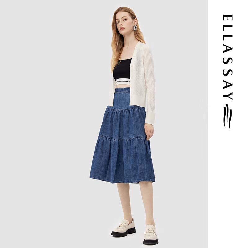 ELLASSAY Women's V-Neck Knit Cardigan