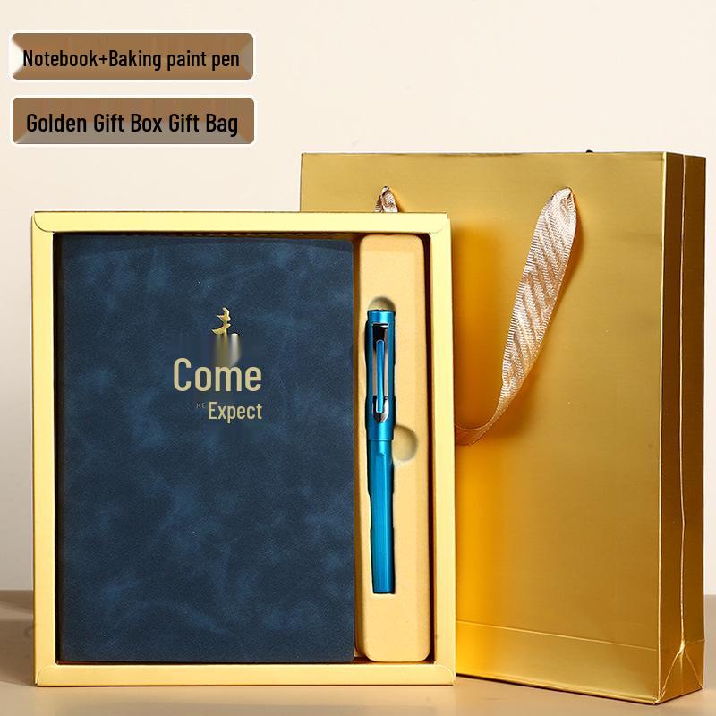 Custom Guochao A5 Chinese Style Business Notebook Gift Set with Logo Printing Capability