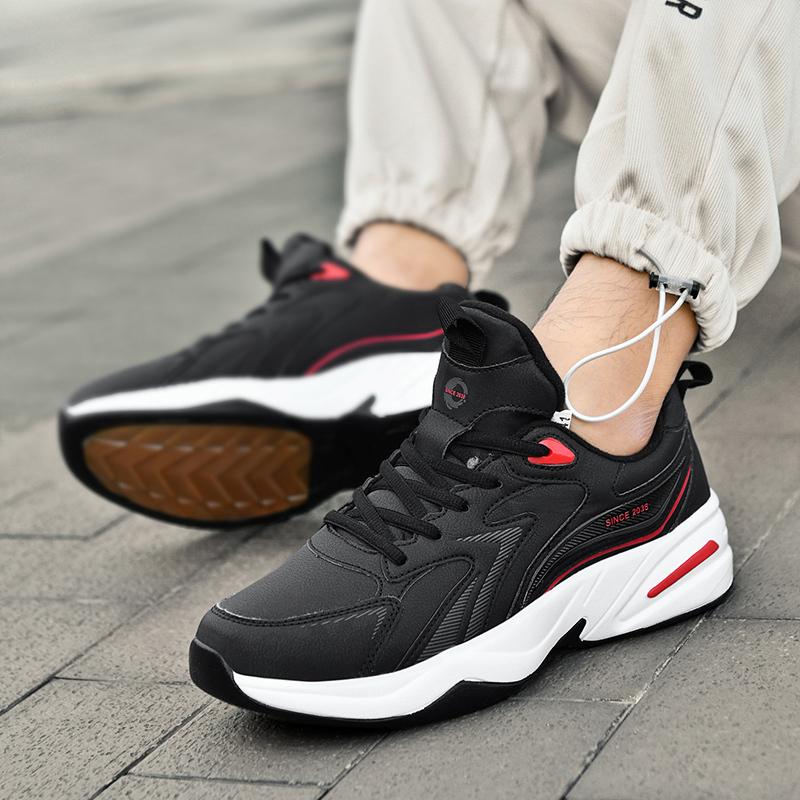 Brand Sneakers Boy Waterproof Snow Boots Winter Warm Plush Ankle Boots Outdoor Anti Slip Casual Sneakers Men Luxury Walking Shoe