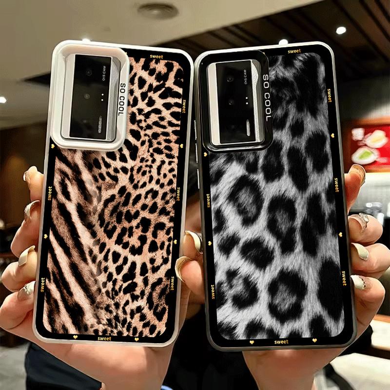Fashion Sweet Leopard Print Shockproof Phone Case for Xiaomi Poco X7 X6 X5 X3 Pro F7 Ultra M8 Redmi 15C 15 14C 13C 12C 10C 13 12
