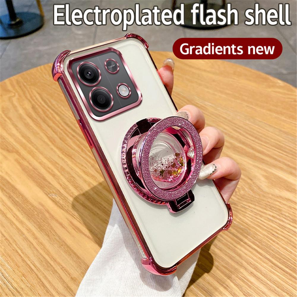 

Роскошный чехол-подставка с магнитным креплением и блестками-зыбучими песками для Xiaomi Redmi Note 13 Pro 4G 5G 13Pro 12Pro 11S 10S 9S 9 Pro 13C 12C 10C Redmi Note 13 (4G)