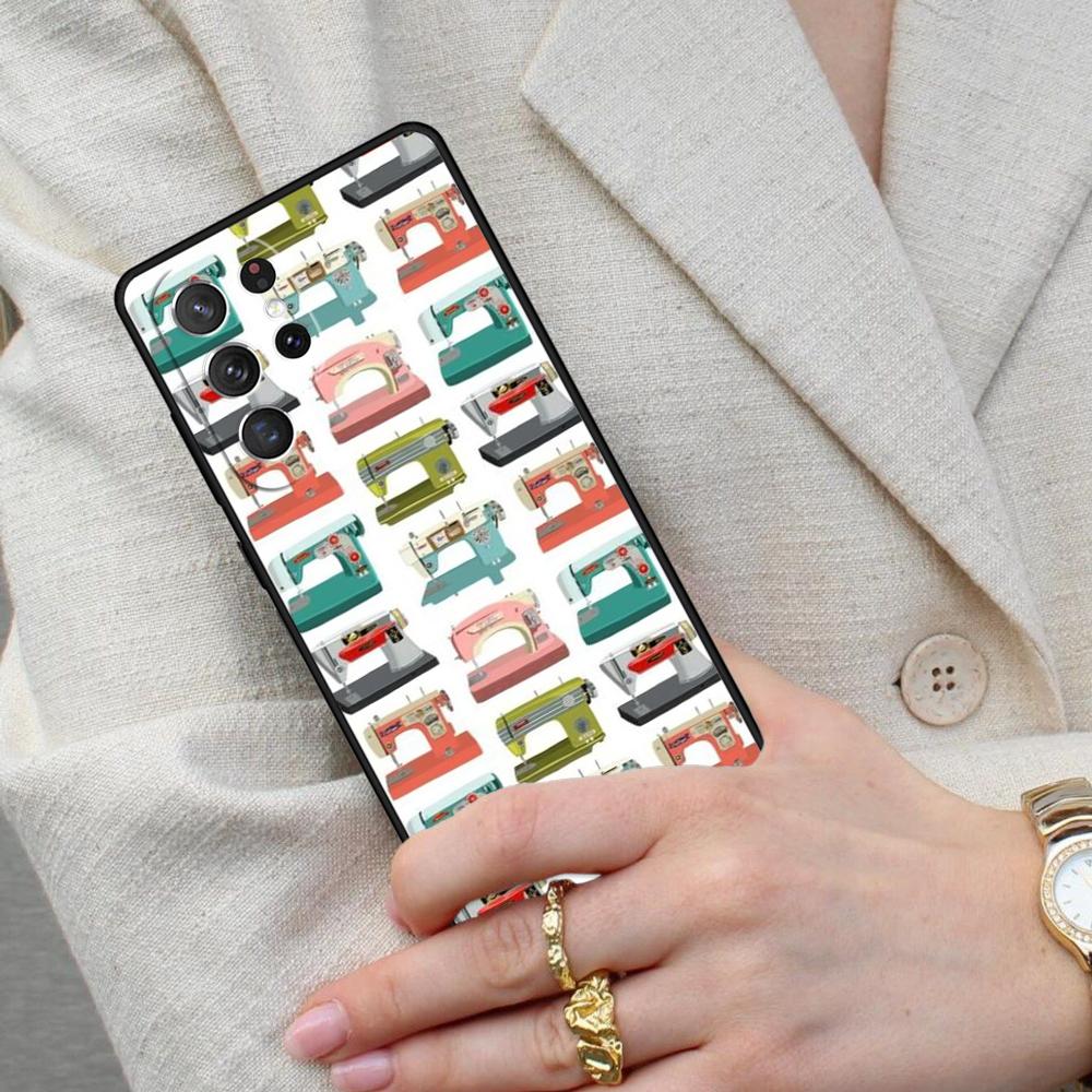 Sewing Machine SOFT Cell Phone Case for Samsung Galaxy S26 Ultra S25 S24 S23 S22 S21 S20 Note10 Cover