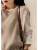 Women's Slim Fashion Round Neck Buttoned Knitted Vest - Anti-Pilling, Solid Color (Spring/Autumn 2022)