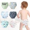 Pantaloni da Pipì Unisex per Bambini Piccoli 6 Pezzi Mutandine per Allenamento al Vasino Traspiranti Pannolini per Bebè a Prova di Perdite Lavabili in Toilette Fascia Elastica Regolabile in Vita
