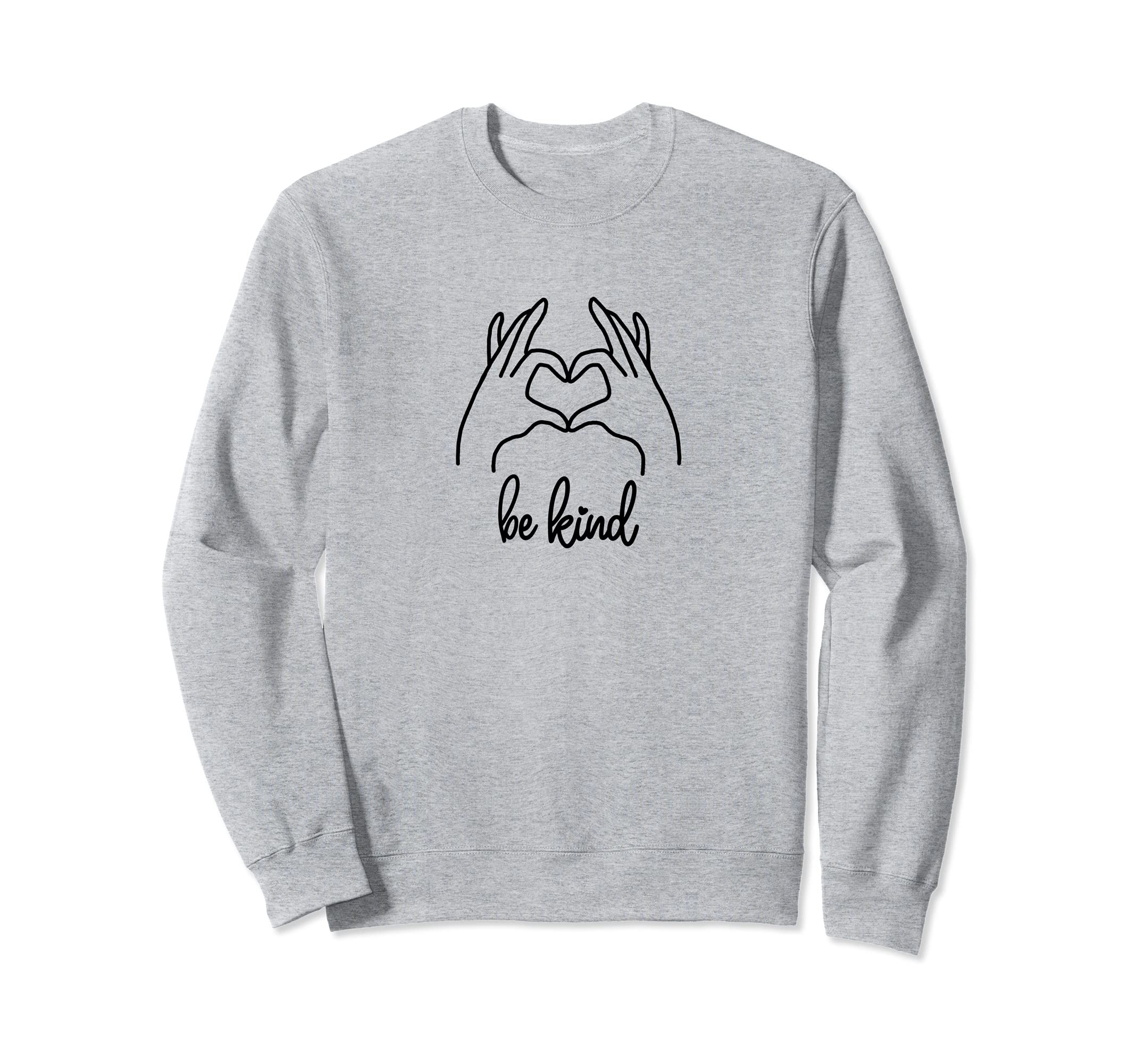 A cute, gentle heart drawn by hand - A thoughtful gift from a kind woman - Sweatshirt