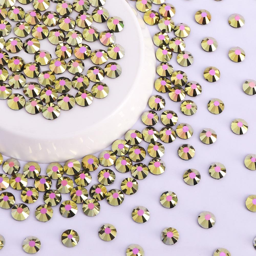 High Quality Glass Rhinestone Non Hotfix Bulk Crystal Nail Rhinestones for Dress Handbags
