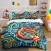 Mermaid Themed Decorative Set Soft Comfortable Duvet Cover Bedding Set Included 1*Duvet Cover & 2*Pillowcases, Gift