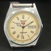 AUTOMATIC VINTAGE REFURBISHED SEIKO 5 JAPAN MENS ROMAN FIGURE WATCH a442662-1