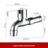Lang Zhi Wen Brass Quick-Open 1/2-inch Extended Washing Machine Faucet