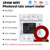 Smart Tuya 3-Phase WiFi Circuit Breaker with 4P, Color Screen, Remote Mobile Control, and Leakage Protection