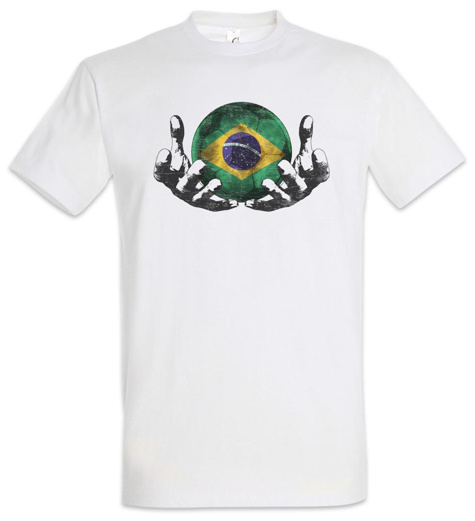 Brazil Football Magic Ball T-Shirt brazilian Soccer Flag World Championship M