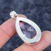 Pink Kunzite Gemstone Handmade 925 Sterling Silver Jewelry Pendant 1.97" M-3259