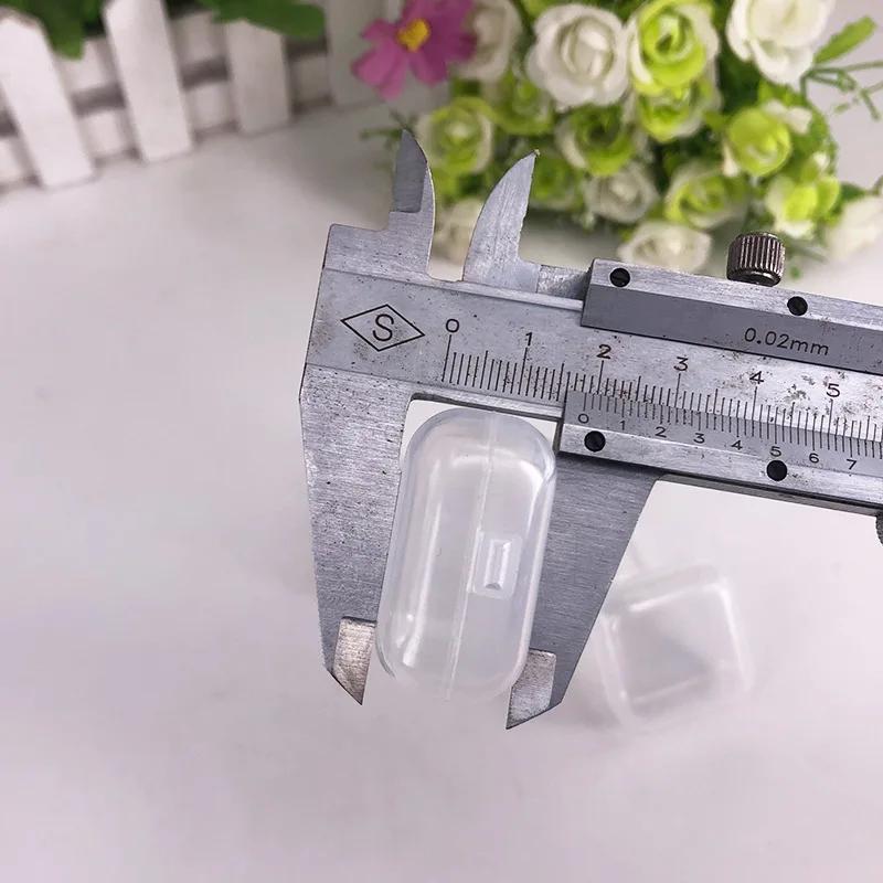 Krabička Mini Průhledná Plastová Pouzdro Kontejner Čtvercový Obdélníkový Balicí Krabička Pro Šperky Korálky Malé Předměty Pp Skladování