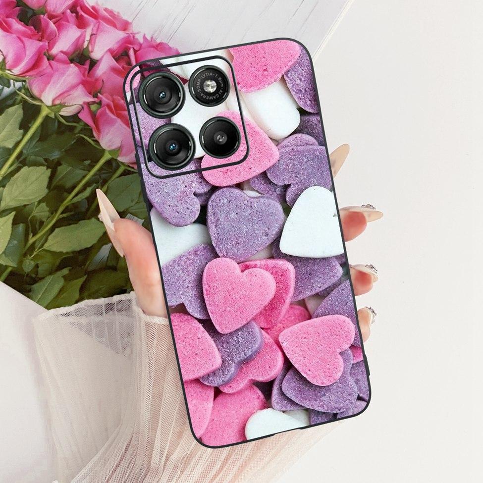 Per Moto G57 Power 5G Custodia Cover Moda Farfalla Gatto Carino Fresco Dipinto Morbido Funda Per Motorola Moto G57 Power 5G Cover del Telefono