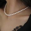 Less is more 14K GOLD-FILLED RICE PEARL NECKLACE