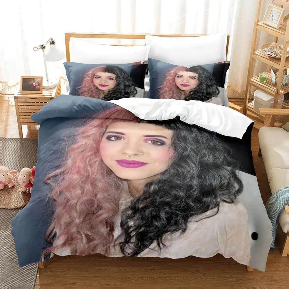 3D Print Singer Melanie Martinez Bedding Set Duvet Cover Bed Set Quilt Cover Pillowcase Comforter King Queen Size Boys Adult