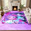 Kpop Demon Hunters Carpet Door Mat for Living Room or Bedroom Protective Mat Under Chair Office Decoration Christmas Gift Birthday Present