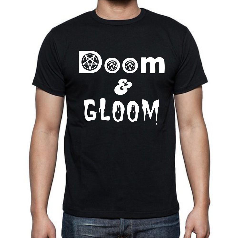 

Doom and Gloom Destroy Sad Anon Anonymous Funny T-shirt Tee S