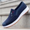 Men Shoes Outdoor Lightweight Breathable Casual Shoes Classic Low Top Canvas Footwear Anti Slip Vulcanized Shoes Slip-On Loafers