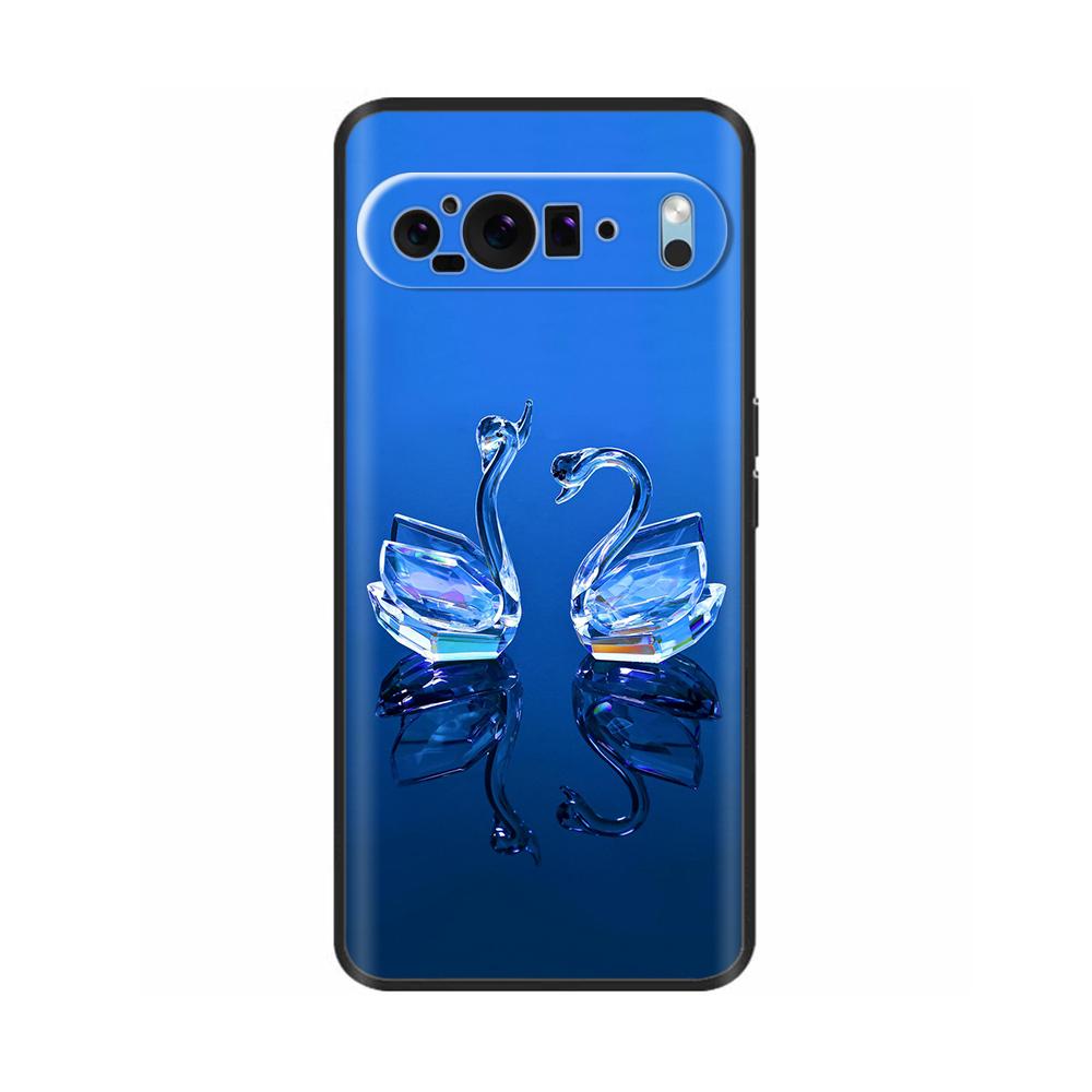 Phone Case For Google Pixel 10 Pro XL Soft Silicone TPU Painted Back Cover for Google Pixel10 Pro XL Black Shockproof Protector