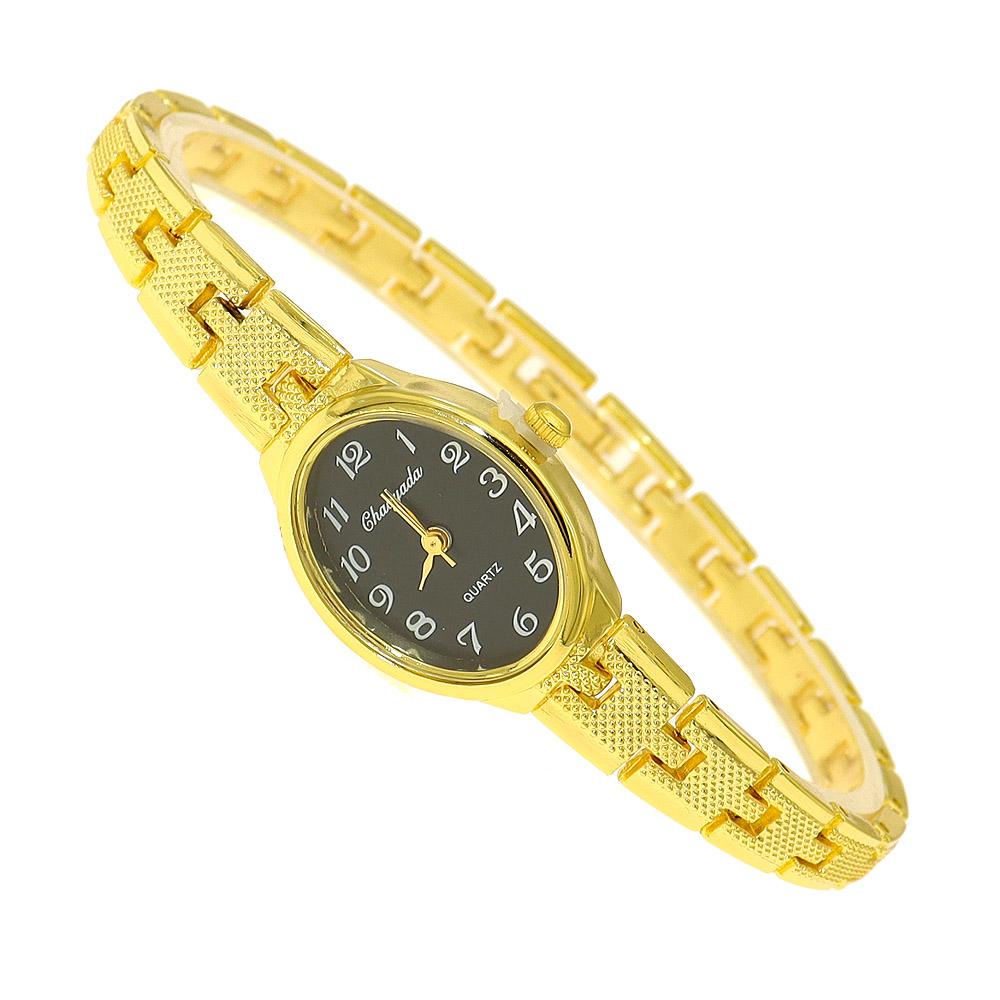 Top Brand Luxury Gold Bracelet Watch Women Fashion Oval Dial Analog Ladies Quartz Wristwatches Elegant Dress Female Clock Gift