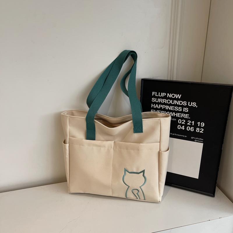 Women's Large Capacity Shoulder Bag Class Commuter Tote Bag Underarm Bag